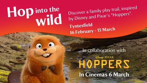 Image showing ad for Tyntesfield's ‘Hop into the wild’ family trail